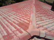Peeling Roof Before